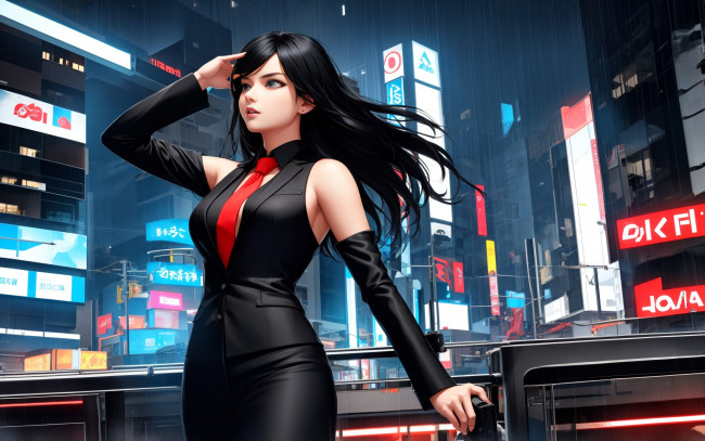 Обои картинки фото аниме, город,  улицы,  интерьер,  здания, нейросети, графика, нейроарт, ai, art, нейронные, сети, рисунки, нейро, искусство