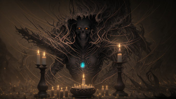 Картинка фэнтези нежить нейросети графика нейроарт ai art нейронные сети рисунки нейро искусство нейрографика graphics neuroart neural networks drawings neuro neurography