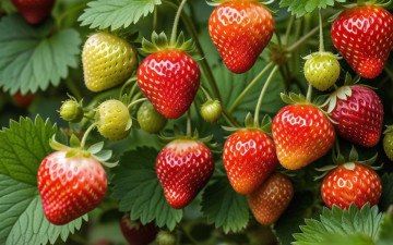 Картинка 3д+графика еда- food клубника