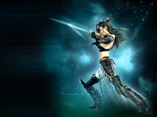 обоя видео игры, spellforce,  the order of dawn, девушка, наряд, меч