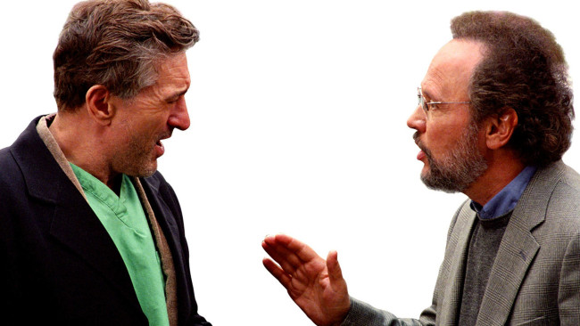 Обои картинки фото кино фильмы, analyze that, мужчины, диалог, спор