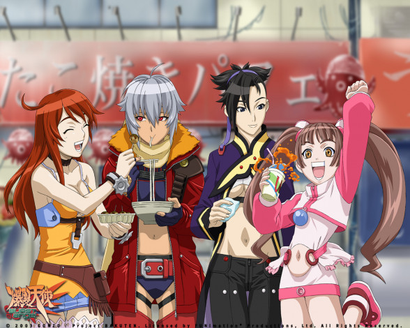 Обои картинки фото burst, angel, аниме, bakuretsu, tenshi