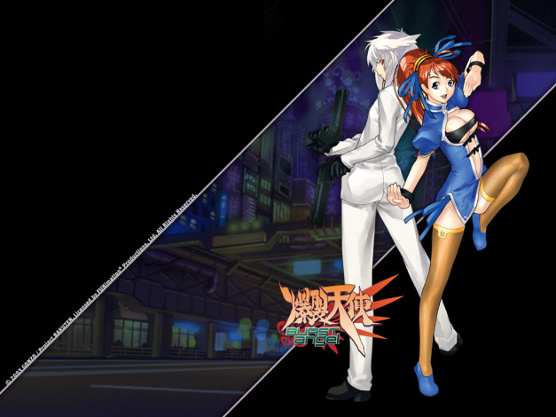 Обои картинки фото burst, angel, аниме, bakuretsu, tenshi