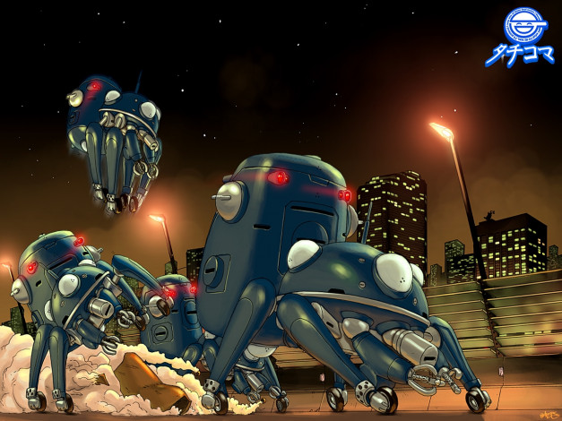 Обои картинки фото аниме, ghost, in, the, shell