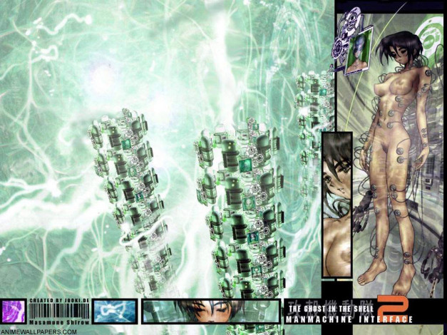 Обои картинки фото аниме, ghost, in, the, shell