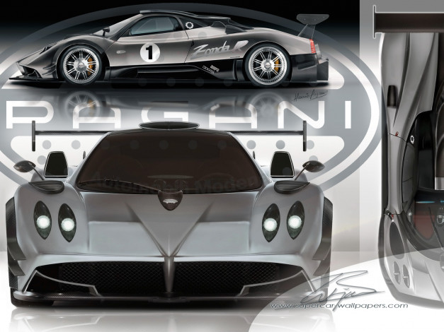Обои картинки фото автомобили, pagani