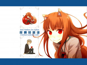 Картинка аниме spice and wolf