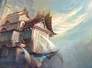 Картинка фэнтези замки