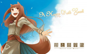 Картинка аниме spice and wolf