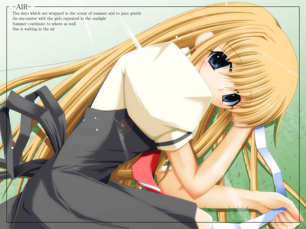 Обои картинки фото аниме, air