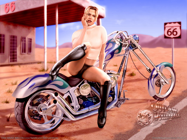 Обои картинки фото видео, игры, outlaw, volleyball