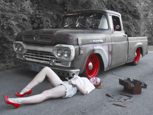 Картинка автомобили авто девушками