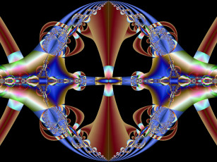 Картинка 3д графика fractal фракталы фрактал