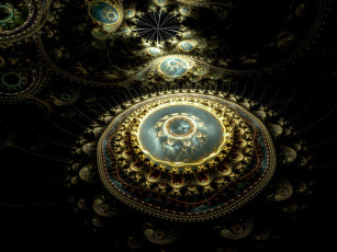 Картинка 3д графика fractal фракталы фрактал