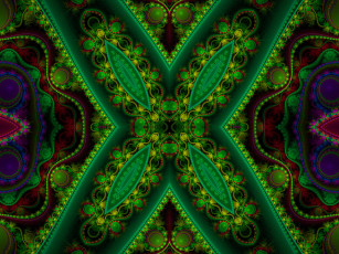 Картинка 3д графика fractal фракталы фрактал