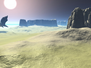 Картинка 3д графика nature landscape природа