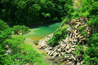 Картинка природа реки озера река камни деревья