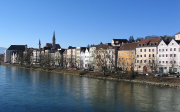 Картинка austria города улицы площади набережные река дома австрия