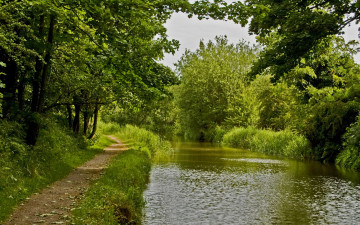Картинка great britain природа реки озера пейзаж лес деревья англия england речка тропинка