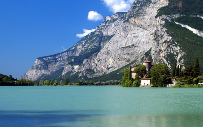 Обои картинки фото italy, природа, реки, озера, море, италия, горы