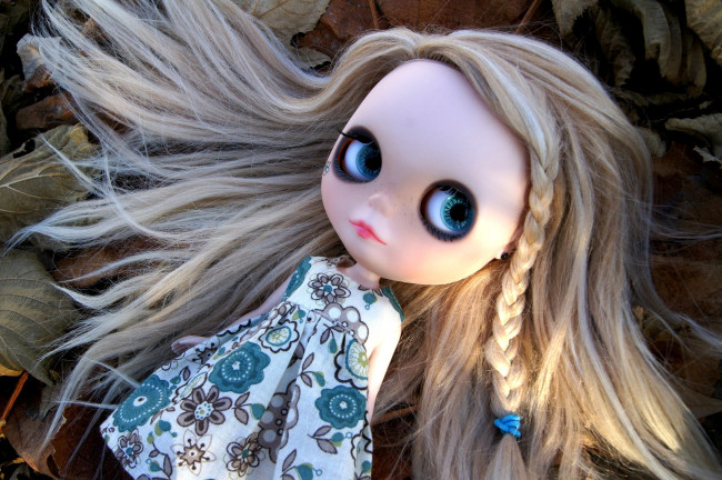 Обои картинки фото разное, игрушки, кукла, волосы