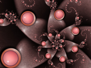 Картинка 3д графика fractal фракталы узор цвета фон