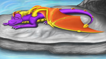Картинка рисованные животные сказочные мифические дракон