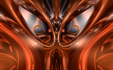 Картинка 3д графика fractal фракталы узор