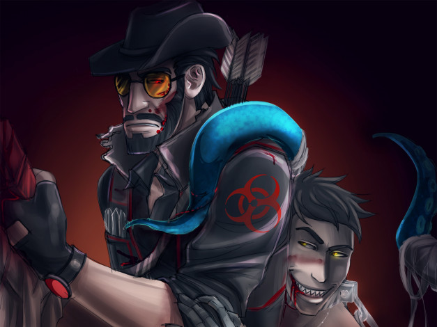 Обои картинки фото рисованные, комиксы, шляпа, стрелы