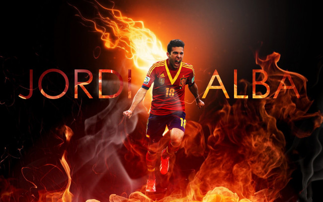 Обои картинки фото спорт, футбол, пламья, игрок