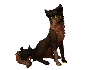 Картинка рисованные животные +собаки белый фон животное