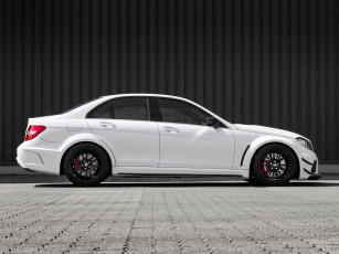 обоя автомобили, mercedes-benz, w204, amg, c63, mcchip-dkr, светлый, 2014г