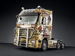 Картинка автомобили mercedes+trucks actros