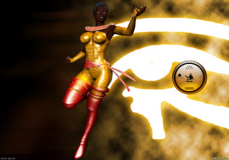 Картинка 3д+графика фантазия+ fantasy взгляд девушка