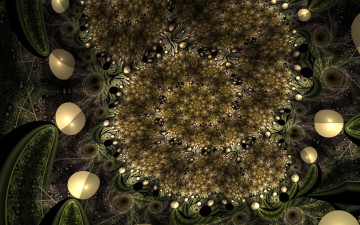 Картинка 3д+графика фракталы+ fractal узор фон цвета