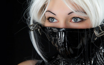 Картинка девушки -unsort+ лица +портреты девушка латекс лицо блондинка брови взгляд глаза