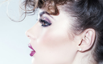 Картинка девушки -unsort+ лица +портреты макияж профиль