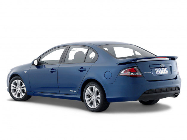 Обои картинки фото автомобили, ford, fg, синий, xr6, falcon