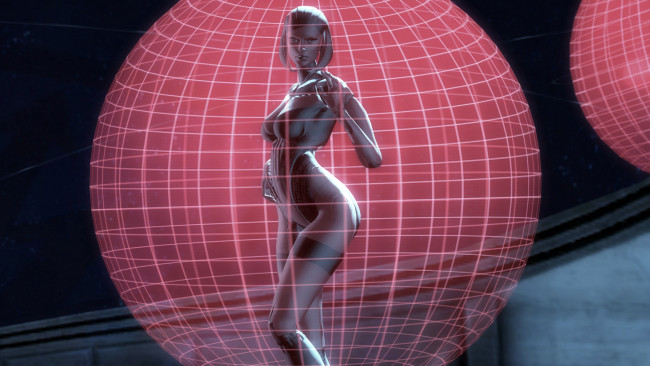 Обои картинки фото 3д графика, _science fiction, взгляд, девушка