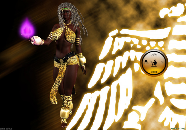 Обои картинки фото 3д графика, фантазия , fantasy, взгляд, девушка