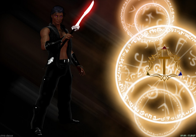 Обои картинки фото 3д графика, фантазия , fantasy, взгляд, мужчина