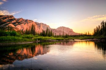 Картинка природа реки озера река лес горы