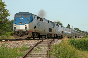 Картинка техника поезда состав локомотив рельсы дорога железная