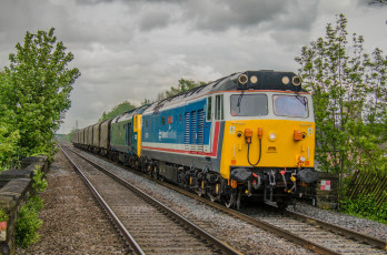 Картинка техника поезда локомотив состав рельсы железная дорога