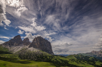 Картинка природа горы лес долина скалы