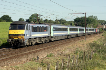 Картинка техника электровозы состав локомотив рельсы железная дорога