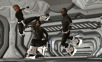 Картинка 3д+графика фантазия+ fantasy позы мужчина фон взгляд девушки