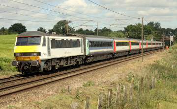 Картинка техника электровозы состав локомотив дорога железная рельсы