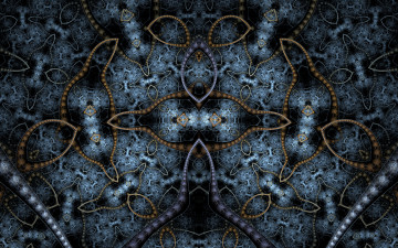 Картинка 3д+графика фракталы+ fractal цвета фон узор