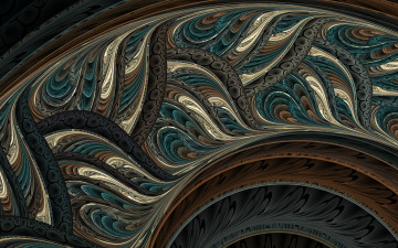 Картинка 3д+графика фракталы+ fractal фон цвета узор